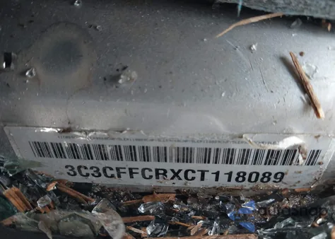 2012 Fiat 500 Lounge из США, поврежденный, VIN 3C3CFFCRXCT118089